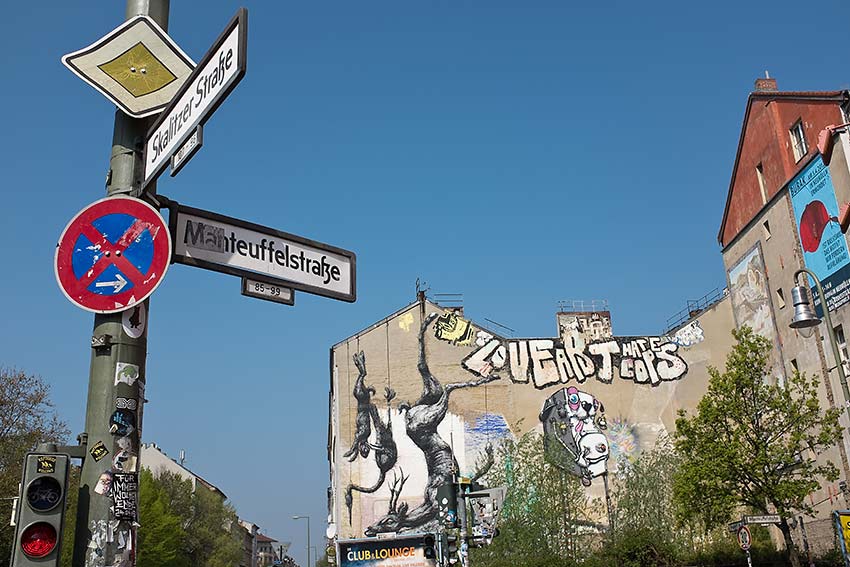Skalizer Strasse Manteuffelstrasse Berlin Kreuzberg Street Art - Andrés Felipe Carulla Fotograf